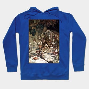 Fairy Banquet - Peter Pan in Kensington Gardens - Arthur Rackham Hoodie